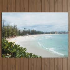 manly beach australia outdoor rug by