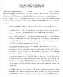 Cleaning Agreement Template Cleaning Service Agreement