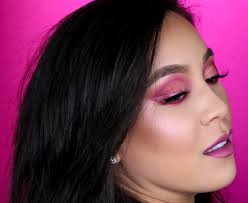 hot pink cut crease eyeshadow tutorial