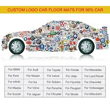 custom car brand badge logo car floor