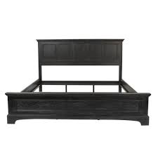 Rustic king platform bedroom set in 5 pcs by furniture of america , finished by wooddimensions: Osp Home Furnishings Farmhouse Basics King Bedroom Set With 2 Nightstands And 1 Dresser In Rustic Black 7 Pieces Bp 4200 314b The Home Depot