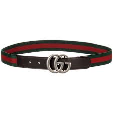 Gucci Green Red Gg Web Belt