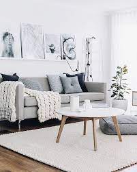Scandinavian Style Light Gray Sofa