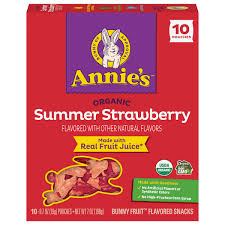 bunny fruit snacks summer strawberry