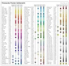 Prismacolor Pencils 150 Chart Prismacolor Nupastel Color