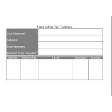 Free Team Action Plan Template Download And Customize For