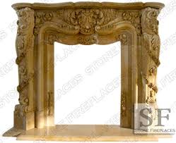 Pasadena Ornate Marble Fireplace
