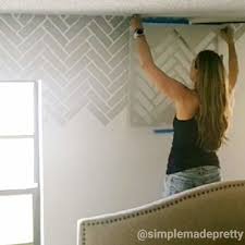 How To Stencil A Wall Simple Made Pretty