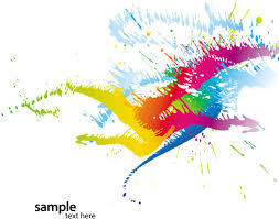 colorful paint vector free vector in