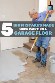 5 mistakes made when painting a garage