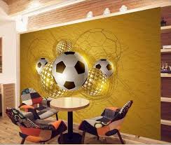 Creative Art Soccer Football Gold