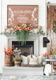 Cozy Fall Mantel Decorating Ideas A