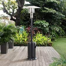 Drill two holes into the frame; Amazon Com Sunjoy 47 000 Btu Avanti Propane Heater Black Garden Outdoor