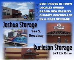 burleson texas self storage units