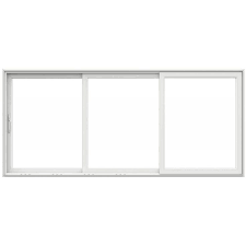 Vinyl 3 Panel Prehung Patio Door