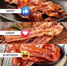 Foodie's Markets - Happy National Bacon Lovers Day! How do you like your  bacon? 🥓 👍 = Crispy ❤️ = Chewy 😆 = In-Between | Facebook