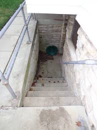 basement step retaining wall repair