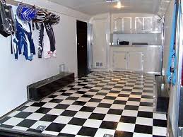 White Checd Checkerboard Flooring