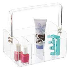 5 section acrylic tote the container