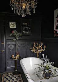 Dramatic Gothic Bathroom Design Ideas