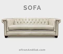 Square Arm Chesterfield Sofas