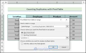 pivot table in excel