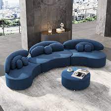 Modern 7 Seat Sofa Curved Sectional
