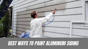 best ways to paint aluminum siding