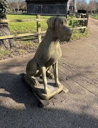 Large Stone Great Dane Statues