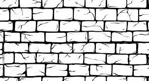 Brick White Wall Seamless Pattern Old