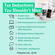 tax deductions write offs to save you