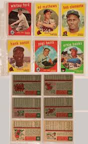 Especially these ten — they're the most valuable 1989 topps traded baseball cards, according to recent sales prices for copies in psa 9 condition. 1959 Topps Baseball Cards From Six Hall Of Famers 111980 Holabird Western Americana Collections