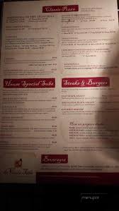 menu of da vinci s table burlington nc