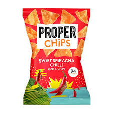 A crunchy, tasty snack of wholesome lentils turned chips, topped with the perfect touch of sea salt. Properchips Sweet Sriracha Chilli Lentil Chips Holland Barrett The Uk S Leading Health Retailer