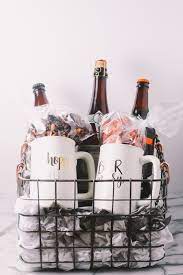 homemade holiday beer gift basket