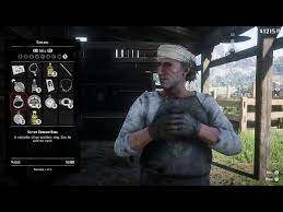 red dead redemption 2 sell items at