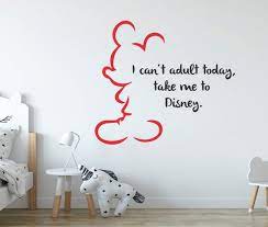 Mickey Mouse Wall Decal Disney Wall