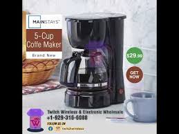 Job openings and descriptions, career opportunities, and the hiring process. Mainstays 5 Cup Coffee Maker Youtube