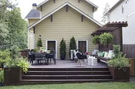 add stairs to your ground level deck