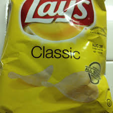 calories in lay s clic potato chips