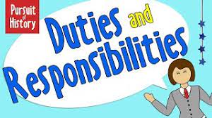 the duties and responsibilities of