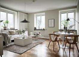 calm green living rooms in scandi style