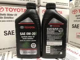 genuine toyota full synthetic 0w 20