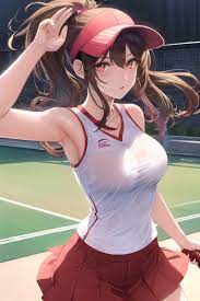Reno on X: Tennis player girl #AIイラスト #女の子 #テニス #テニスウェア #テニスコート #サンバイザー #巨乳  t.coOKIjcWnB1J t.covLS2o6Waaa  X