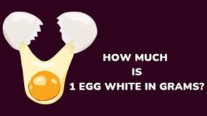 how much is 1 egg white in grams