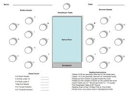 Free Printable Seating Chart Templates