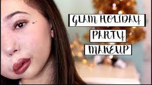 glam holiday party makeup nikki lilly