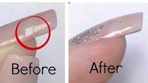 fix on the side of the nail with