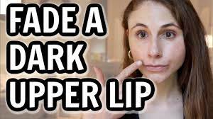 how to fade a dark upper lip dr dray