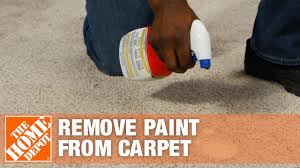 how to get paint out of carpet the